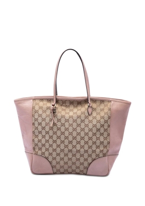 Gucci Pre-Owned 2016-2026 GG Canvas and Leather Bree tote bag - Pink