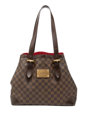 Louis Vuitton Pre-Owned 2008 Damier Ebene Hampstead MM tote bag - Brown