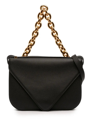 Bottega Veneta Pre-Owned 2012-2026 Medium Leather Mount Envelope Chain Bag satchel - Black