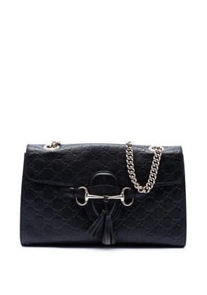 Gucci Pre-Owned 2016-2026 Medium Guccissima Emily shoulder bag - Black
