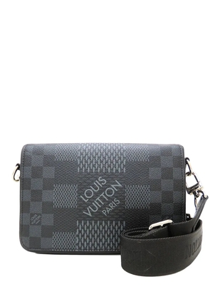 Louis Vuitton Pre-Owned 2021-2026 Damier Graphite Studio 3D Messenger Bag crossbody bag - Black