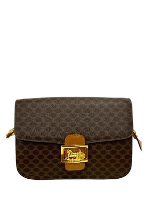 Celine Pre-Owned 20th Century Macadam Coated Canvas crossbody bag - Brown