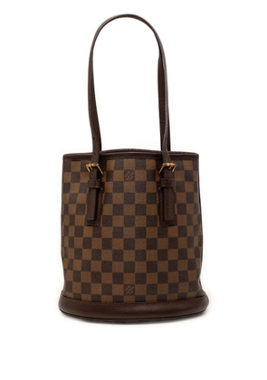 Louis Vuitton Pre-Owned 2007 Damier Ebene Marais bucket bag - Brown