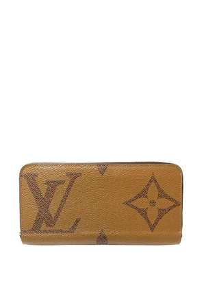 Louis Vuitton Pre-Owned 2021-2026 Monogram Giant Reverse Zippy Wallet long wallets - Brown