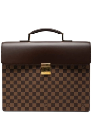 Louis Vuitton Pre-Owned 2003 Damier Ebene Altona PM business bag - Brown