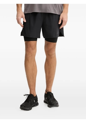 adidas D4T Workout 2in1 logo performance shorts - Black