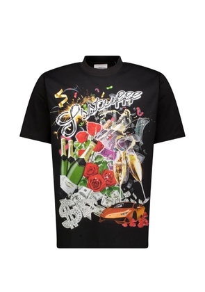 SSSTUFFF graphic-print T-shirt - Black