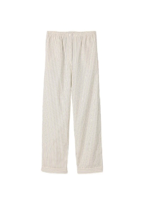 Miu Miu striped poplin pajama pants - Neutrals