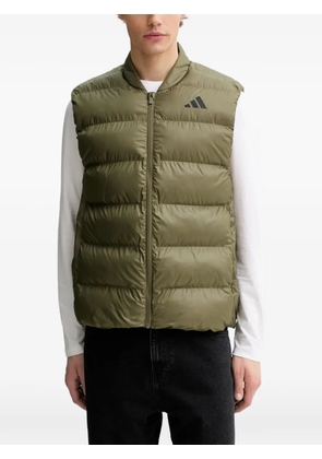 adidas Climawarm logo zip vest - Green