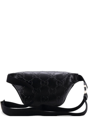Gucci Pre-Owned GG Embossed Perforated Leather Small belt bag - Black