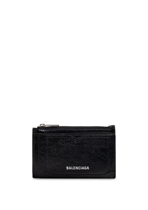 Balenciaga grained card case - Black