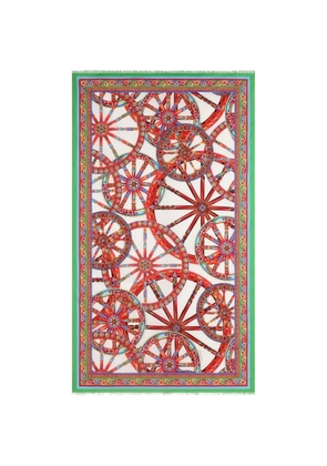 Dolce & Gabbana Carretto-print cotton sarong - White