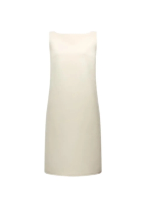 Another Tomorrow double-face sheath midi dress - Neutrals