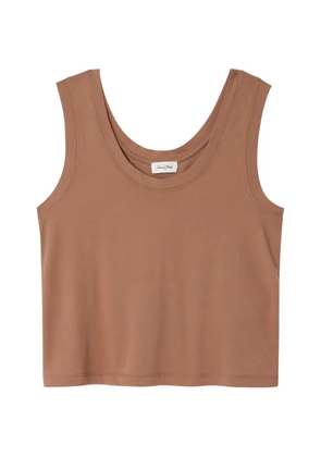 American Vintage Apoly scoop-neck tank top - Brown