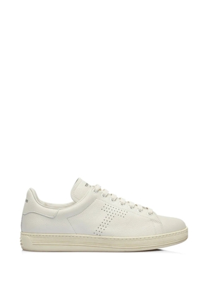 TOM FORD Warwick grain leather sneakers - Neutrals