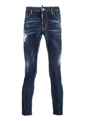 DSQUARED2 distressed slim-fit jeans - Blue