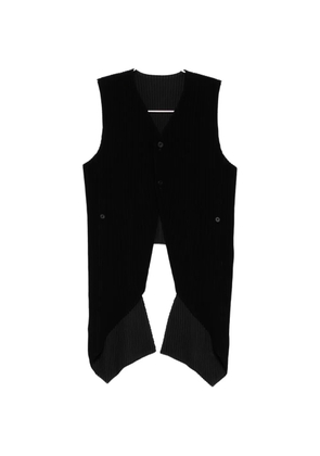 Homme Plissé Issey Miyake Tuxedo Pleats vest - Black