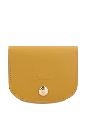 Longchamp Épure logo-embossed card holder - Brown