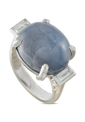 LB Exclusive sapphire and diamond ring - Silver