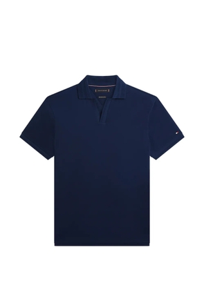 Tommy Hilfiger ribbed-trim polo shirt - Blue
