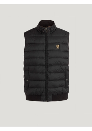 Belstaff Men's Circuit Gilet Black Down Filled Nylon Size Uk 34