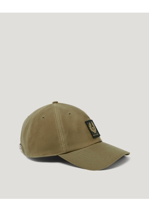 Belstaff Unisex Phoenix Wax Cap Waxed Cotton Dark Dune Size One