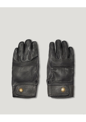 Belstaff Men's Montgomery Motorcycle Glove Goat Leather Black Size 2xl