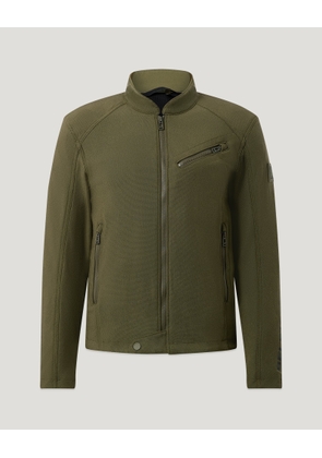 Belstaff Men's Tamar Motorcycle Jacket True Olive Size 3xl