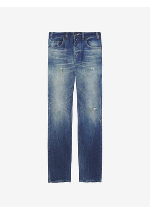 McQueen Straight Leg Jeans - Blue - Men - 42