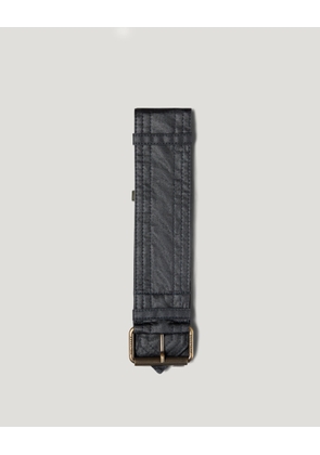 Belstaff Women's Replacement Trialmaster Belt Waxed Cotton Dark Navy Uk 6-10
