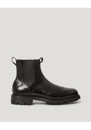 Belstaff Men's Munro Boot Calf Leather Black Size Uk 8