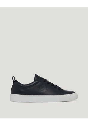 Belstaff Men's Walton Trainer Nappa Leather Dark Ink Size Uk 6