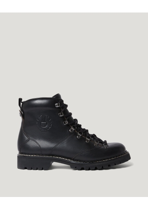 Belstaff Women's Butler Boot Polished Leather Black Size Uk 7