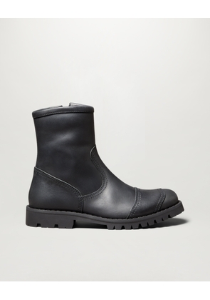 Belstaff Men's Duration Motorcycle Boots Grain Leather Black Size Uk 6.5