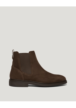 Belstaff Men's Roebuck Boot Suede Dark Brown Size Uk 7