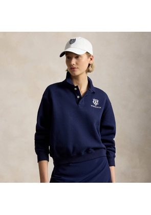 Wimbledon Fleece Polo Pullover