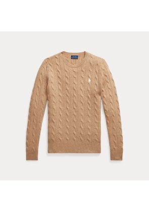 Wool-Cashmere Cable Crewneck Jumper