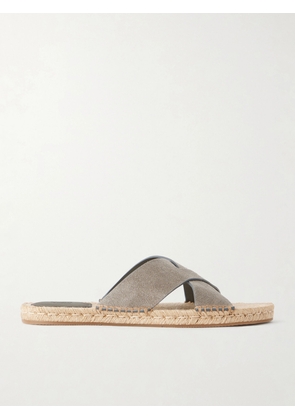 Zegna - Panarea Suede Sandals - Men - Brown - UK 6