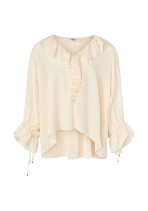 Long-sleeved blouse