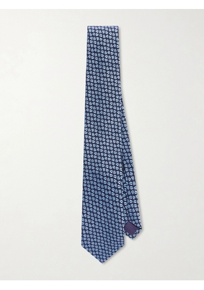 Charvet - 8.5cm Silk-Jacquard Tie - Men - Blue