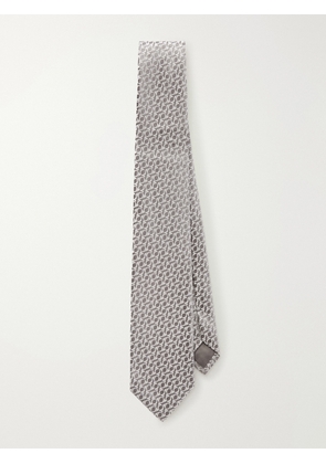 Charvet - 8.5cm Silk-Jacquard Tie - Men - Gray