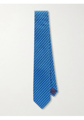 Charvet - 8.5cm Silk-Jacquard Tie - Men - Blue