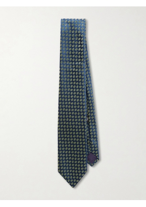 Charvet - 8.5cm Silk-Jacquard Tie - Men - Blue