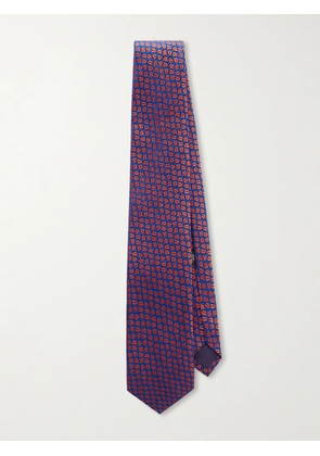 Charvet - 8.5cm Silk-Jacquard Tie - Men - Purple