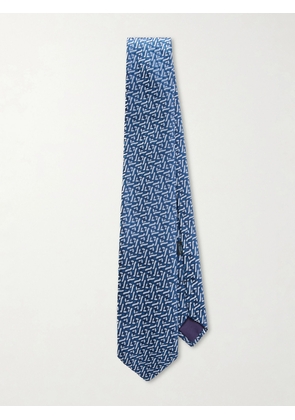 Charvet - 8.5cm Silk-Jacquard Tie - Men - Blue