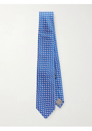 Charvet - 8.5cm Silk-Jacquard Tie - Men - Blue