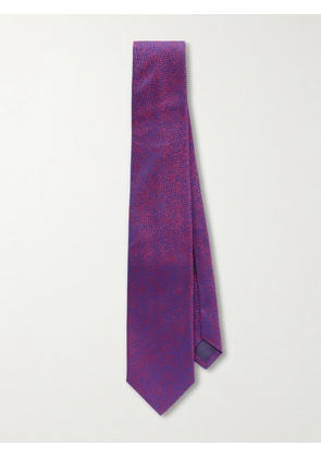 Charvet - 8.5cm Silk-Jacquard Tie - Men - Purple