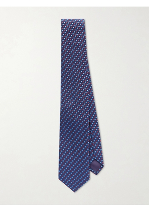 Charvet - 8.5cm Silk-Jacquard Tie - Men - Blue