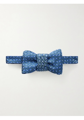 Charvet - Silk-Jacquard Bow-Tie - Men - Blue