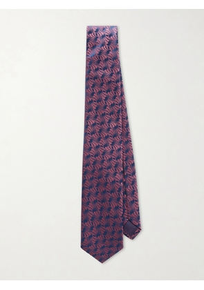 Charvet - 8.5cm Silk-Jacquard Tie - Men - Blue